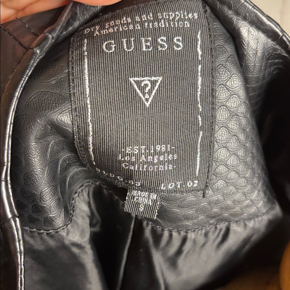 Guess Moto Style Jacket EUC - Picture 8 of 10